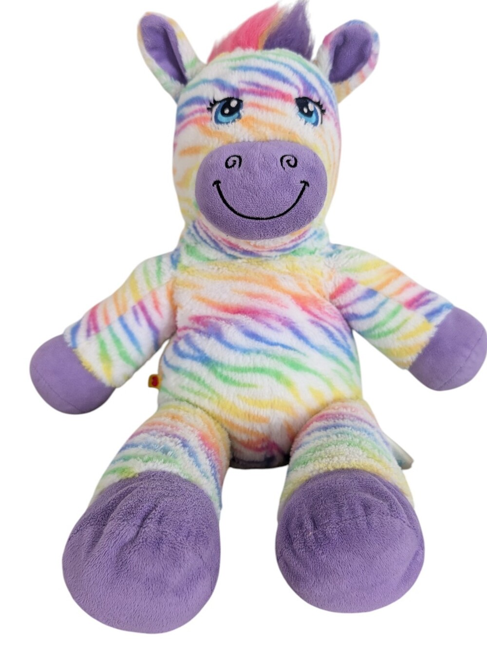 Build-a-Bear Rainbow Zebra